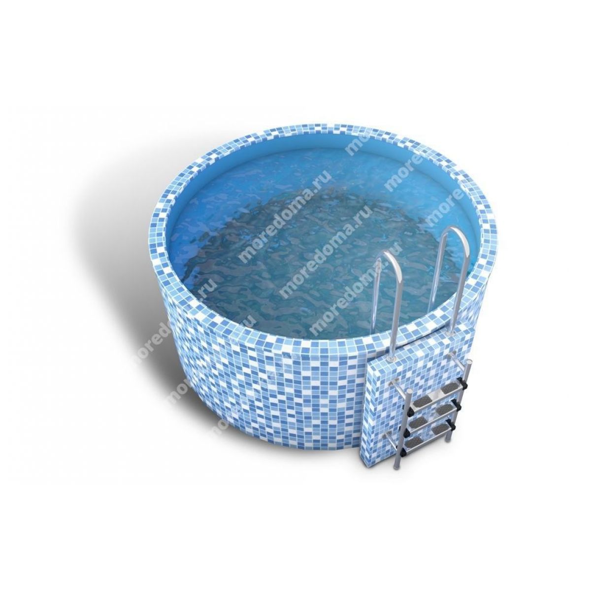 Купель круглая полипропиленовая 1,0×1,3 м для бани и сауны Россия KU3047 Купель круглая полипропиленовая 1,0×1,3 м для бани и сауны Россия KU3047